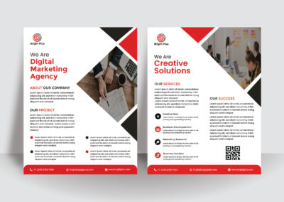Graphic Design Portfolio flyer 3