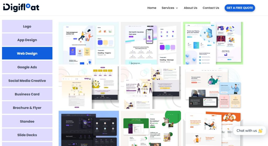 UI/UX Design Services Digifloat UI Design Portfolio