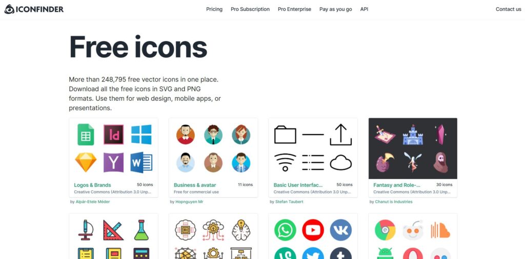 Free Icons for Website