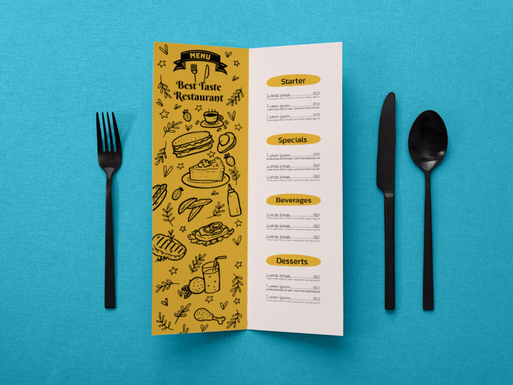 How to Design a Menu