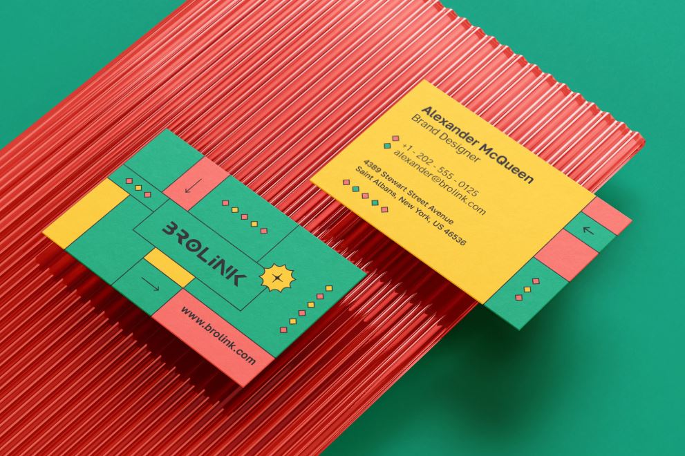 Business Card Examples Colorful Business Card Business Card Examples