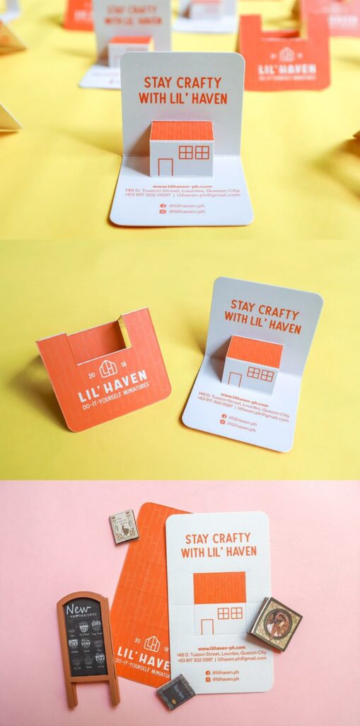 Business Card Examples Foldable Business Card Business Card Examples