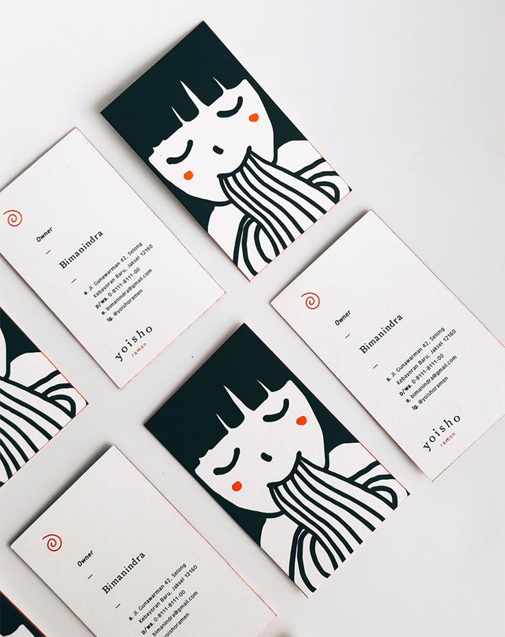 Business Card Examples Ramen Business Card Business Card Examples