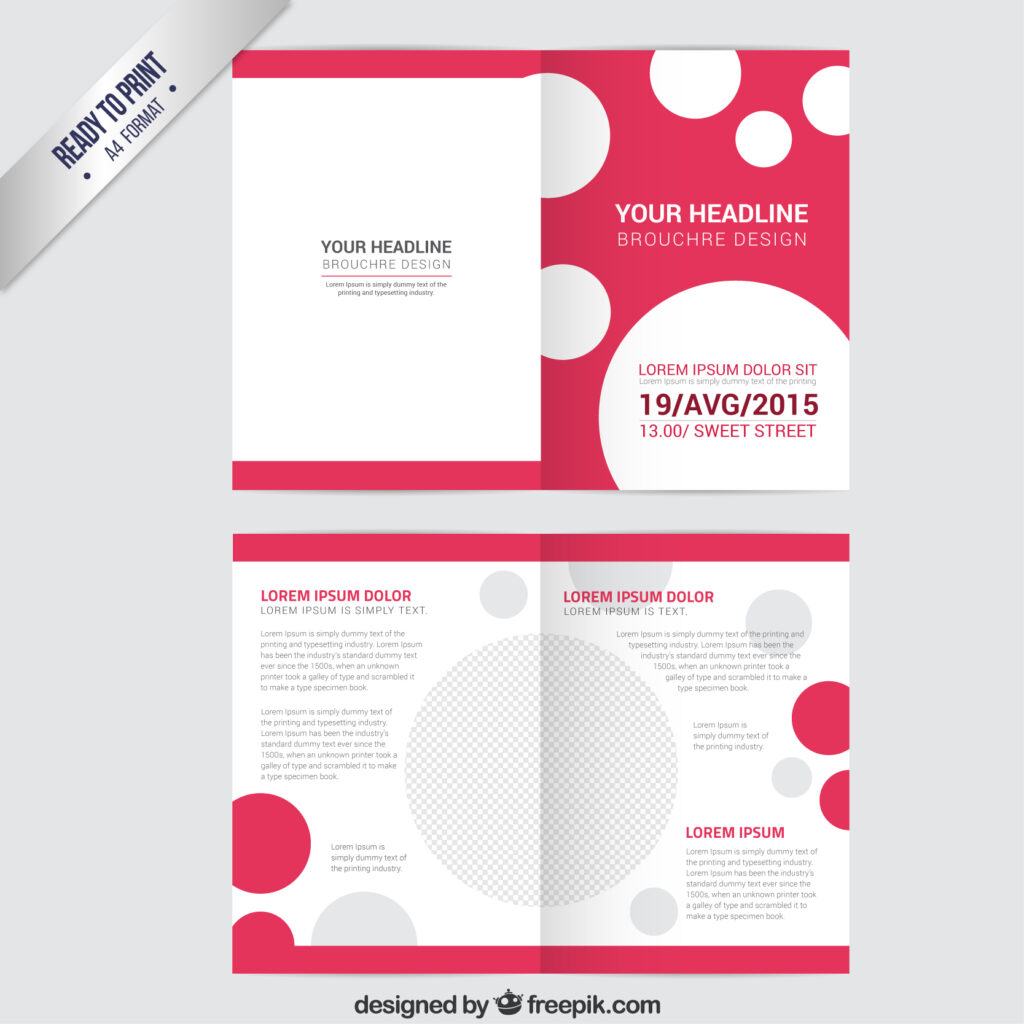 Brochure Examples Circle style brochure Circle style brochure