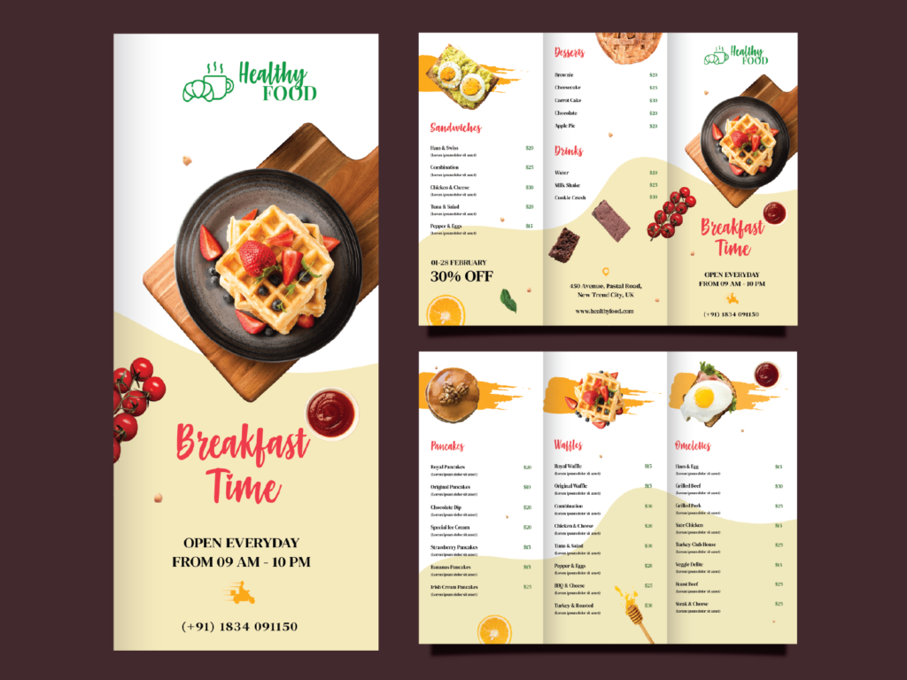 Brochure Examples Food Brochure Brochure Examples