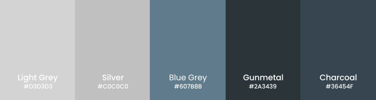Color Psychology For Branding Grey Color Shades Color Psychology For Branding
