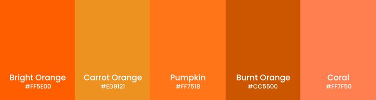 Color Psychology For Branding Orange Color Shades Color Psychology For Branding