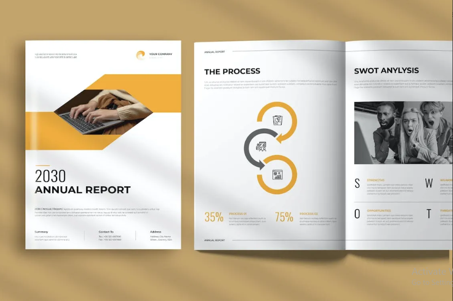 Brochure Examples Professional bi fold brochure Professional bi-fold brochure