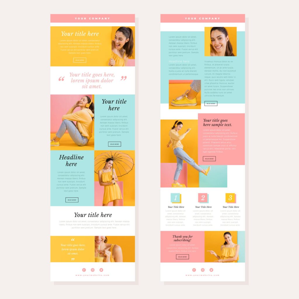 Email Design Inspiration Colorful Email Design Inspiration Colorful Email Design Inspiration