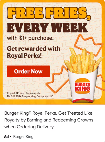 Display Ad Examples Burger King Display Ad Display Ad Examples