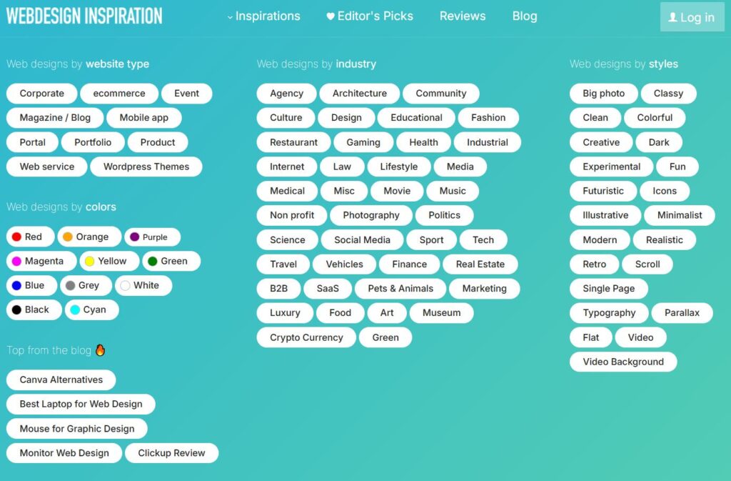 Design Inspiration Websites