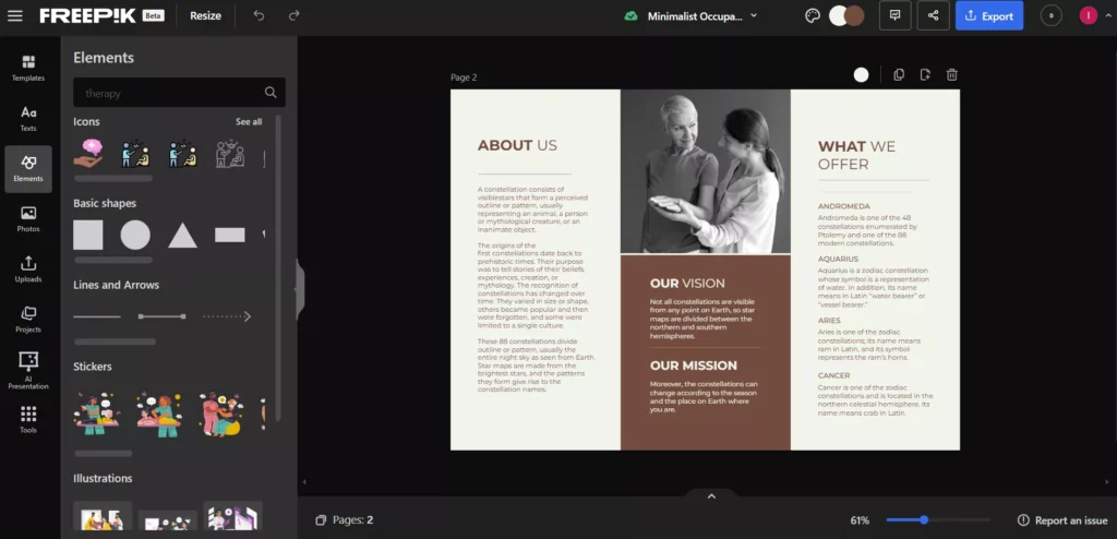 Brochure Creators Freepik Free Brochure Creator
