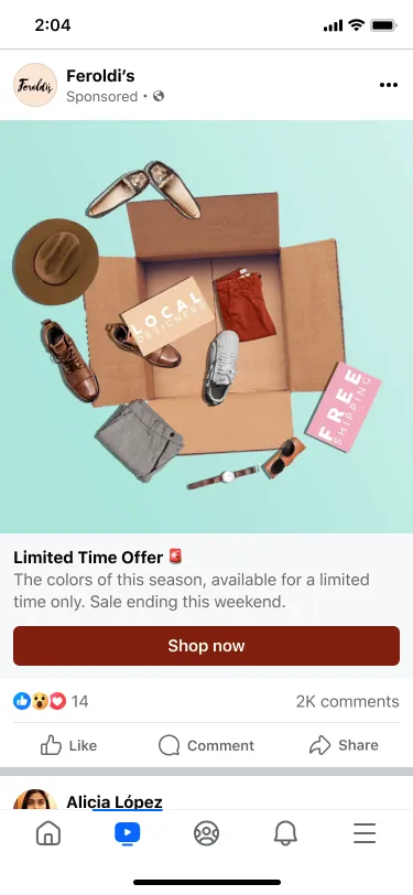 Facebook Ad Sizes