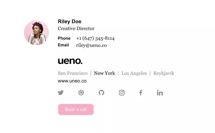 Email Signature Design Professional Email Signature Design Email Signature Design Ideas
