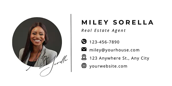 Email Signature Design Real Estate Email Signature Design Email Signature Design Ideas