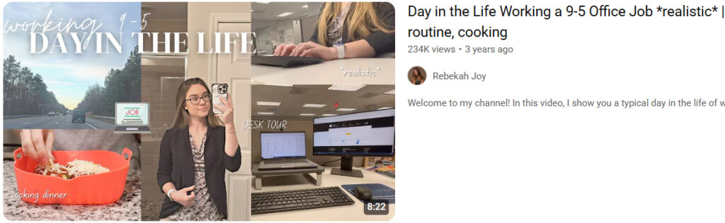 YouTube Video Ideas Day in a Life YouTube Video Ideas