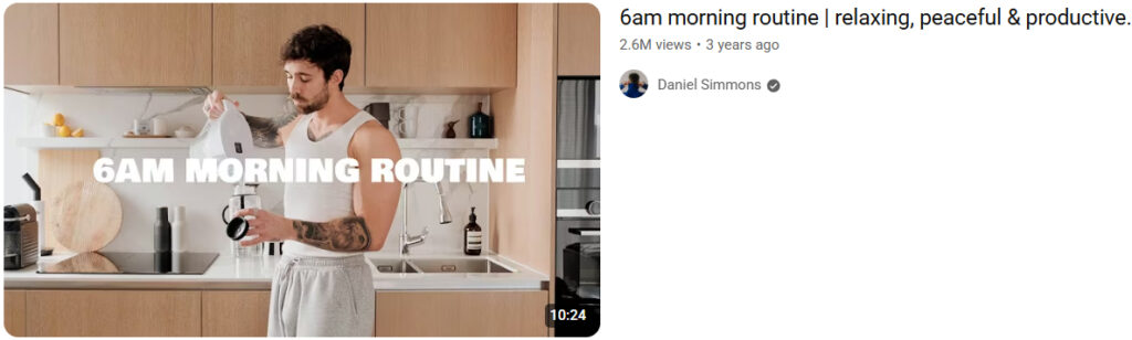 YouTube Video Ideas Morning Routine YouTube Video Ideas
