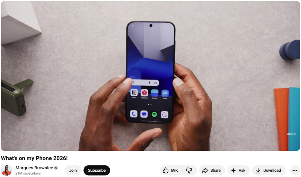 YouTube Video Ideas Whats on my Phone YouTube Video Ideas