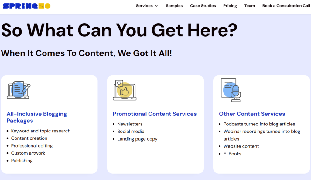 Best Content Writing Services